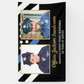 Banderoles Police Academy Graduation police police applicatio (Vertical)