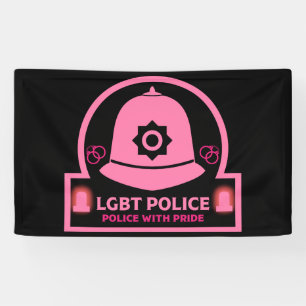 Banderoles Police de la fierté gay LGBT+