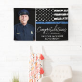 Banderoles Police Officier de retraite police application de  (En situation)