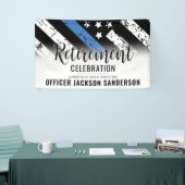 Banderoles Police Police Service de la retraite (Salon professionnel)