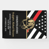 Banderoles Pompier Diplôme de pompiers Pompiers (Horizontal)