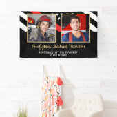 Banderoles Pompier - École des pompiers Diplôme 2 Photo (En situation)