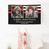 Banderoles Pompier - École des pompiers - photo (En situation)