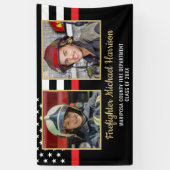 Banderoles Pompier - École des pompiers - photo (Vertical)