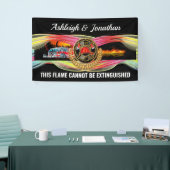 Banderoles Pompier Faire-part de mariage révisé (Salon professionnel)