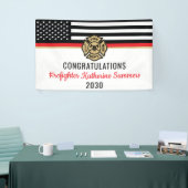 Banderoles Pompier pompier Fête d'enseignement (Salon professionnel)