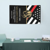 Banderoles Pompier Retraite Service d'incendie pompier (Salon professionnel)