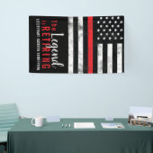 Banderoles Pompier Retraite Service d'incendie pompier (Salon professionnel)