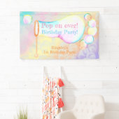 Banderoles Pop On Over Anniversaire de enfant Party (En situation)
