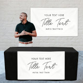 Banderoles Pop Up Shop Hanging Banner Sign Modern Script