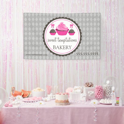 Banderoles Pops de gâteaux et Cupcake (Fête)