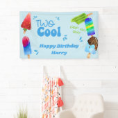 Banderoles Popsicle Party Deux garçons Cool 2e fête d'anniver (En situation)