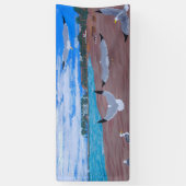 Banderoles Port de Dana (après la tempête) (Vertical)