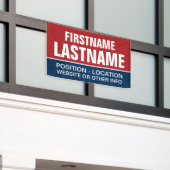 Banderoles Porte de campagne personnalisée pour les élections (Bâtiment extérieur)