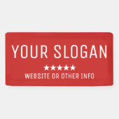 Banderoles Porte de protestation personnalisée pour les élect (Horizontal)