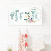 Banderoles Porte d'infirmière de bureau de l'école florale pe (En situation)