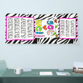 Banderoles Porte d'infirmière personnalisée (Salon professionnel)