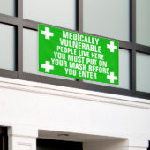 Banderoles Porter un masque médicalement vulnérable (Bâtiment extérieur)