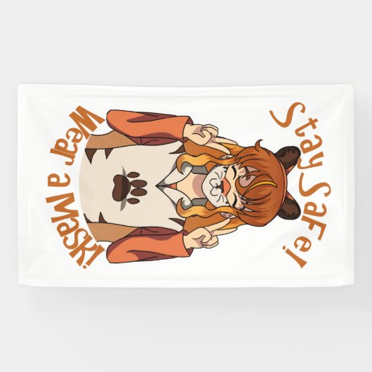 Banderoles Portez un Masque ! (Horizontal)