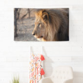Banderoles Portrait de Lion (En situation)