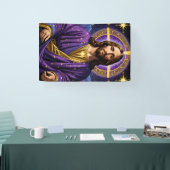 Banderoles Portrait de Noël de Jésus-Christ (Salon professionnel)