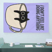 Banderoles POSTER OF A LAZY CAT Banner (Salon professionnel)