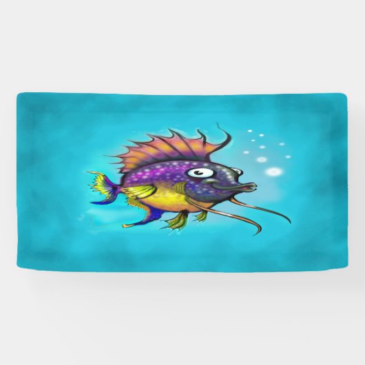 Banderoles Poster Rainbow Fish (Horizontal)