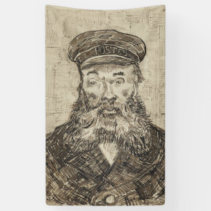 Banderoles Postman Joseph Roulin (Sepia Sketch) (par van Gogh