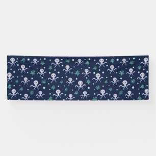 Banderoles Poulpe sous le motif enfants de la mer