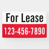 Banderoles Pour la location Big Digits Numéro de téléphone Ro (Horizontal)