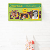 Banderoles Pour les hommes 50e ajouter des photos nom fête ve (Insitu)