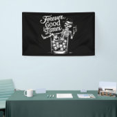 Banderoles Pour toujours bon temps drôle Halloween crâne (Salon professionnel)