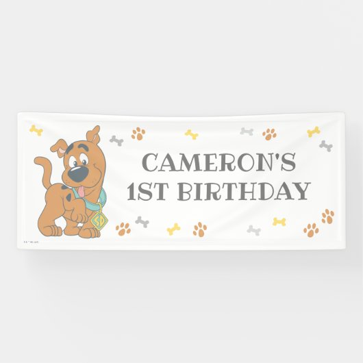 Banderoles Premier anniversaire de Scooby-Doo (Horizontal)