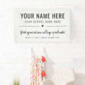 Banderoles Premier cycle du Collège de la première génération (En situation)