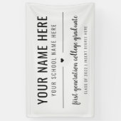 Banderoles Premier cycle du Collège de la première génération (Vertical)