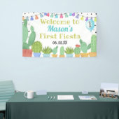 Banderoles Premier garçon Fiesta Taco à propos d'une fête Cac (Salon professionnel)
