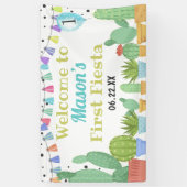 Banderoles Premier garçon Fiesta Taco à propos d'une fête Cac (Vertical)