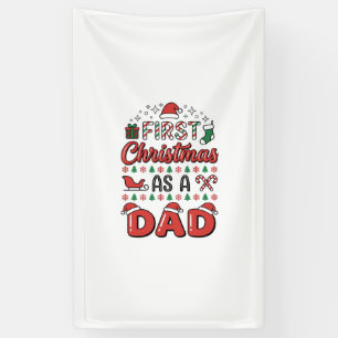 Banderoles Premier Noël Papa Fête