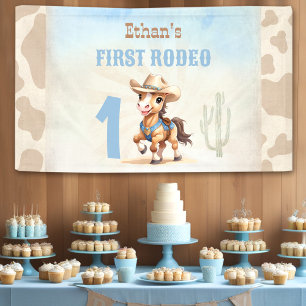 Banderoles Premier Rodéo Western Cowboy Horse Anniversaire Ga