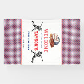 Banderoles Première année de baseball bas 1ère fête d'anniver (Horizontal)