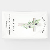 Banderoles première communion de la Croix du bois (Horizontal)