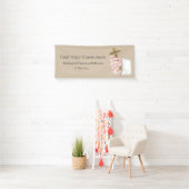 Banderoles Première Communion sainte * choisir la couleur arr (En situation)