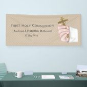 Banderoles Première Communion sainte * choisir la couleur arr (Salon professionnel)