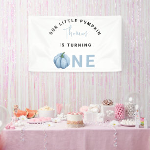 Banderoles Première fête d'anniversaire de Little Pumpkin