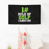 Banderoles Première Règle De Golf (En situation)