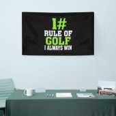 Banderoles Première Règle De Golf (Salon professionnel)