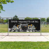 Banderoles PRÉPAREZ VOS MOTEURS ! Course automobile - Industr (Insitu)