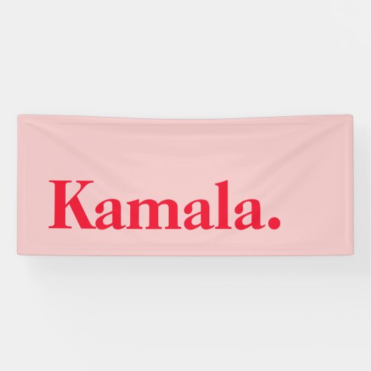 Banderoles Préparez-vous pour Kamala Harris 2024 Pink (Horizontal)