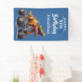 Banderoles Préparez-vous pour un bon moment de ROARING ! Dino (En situation)