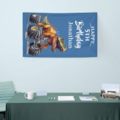 Banderoles Préparez-vous pour un bon moment de ROARING ! Dino (Salon professionnel)